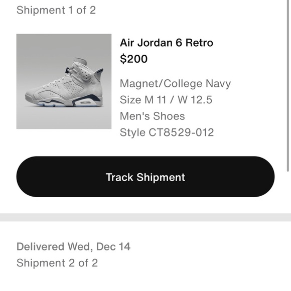 Jordan 6 Georgetown, size 11.0 (OPEN TO OFFERS) - Picture 7 of 7